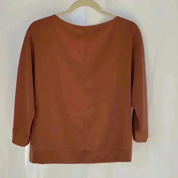 UN1QLO 3/4 Dolman sleeves V neck Blouse Size M - Picture 4 of 7